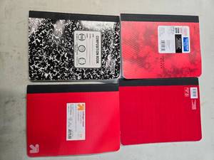 lot 72 image: Four Composition Notebooks
