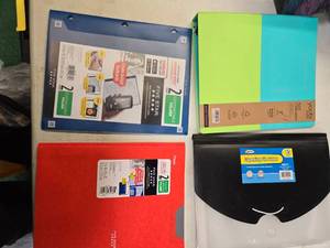 lot 77 image: FOUR COLORFUL FOLDERS