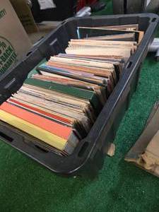 lot 115 image: Lots of a tote of Vinyl Records