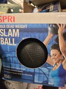lot 122 image: SPRI 30LB Slam Ball (New. Not in box)