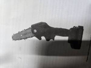lot 128 image: Sierra Mini Electric Rechargeable Chainsaw (New, Needs a power cord)