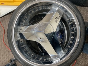 LOT OF 4 TIRES AND RIMS