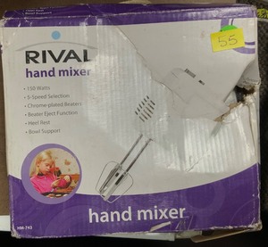lot 55 image: Rival Hand Mixer