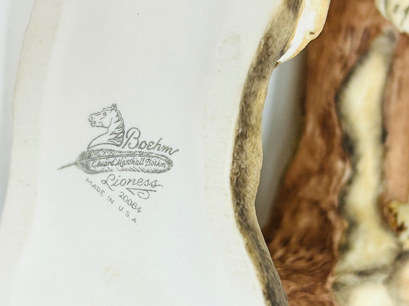 Boehm Porcelain Lazy Days African Lioness #20084 | Antique