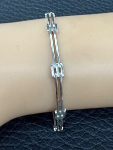 lot 12G image: Vintage Italian Crafted Sterling Bracelet