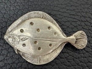 lot 28G image: Vintage R TENN (Sweden) Fish Brooch  Pin