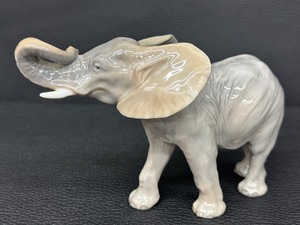 lot 15K image: Vintage Royal Copenhagen Denmark Porcelain Elephant Figurine 1771