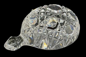 lot 14K image: Vintage Waterford Crystal Turtle Paperweight