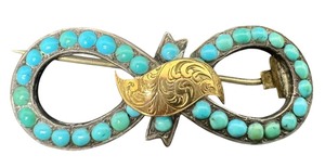 lot 8RR image: Lovely Antique Victorian 14K Brooch  Pin