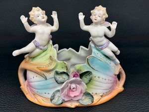lot 9B image: Antique Porcelain Homan Company Bowl, Unmarked
