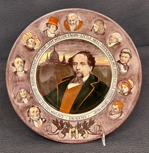 lot 14B image: Vintage Royal Doulton Dickens and Characters Collector Plate