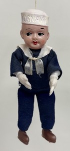 lot 55S image: Vintage Sailor Doll
