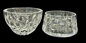 lot 28K image: Kosta Boda Crystal Bowl and a Waterford Crystal Bowl