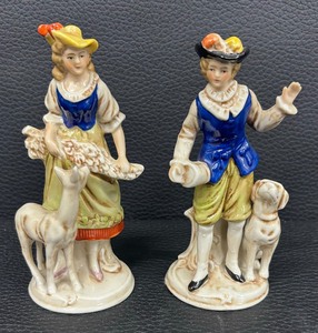 lot 58B image: Two Vintage French Colonial Figurines