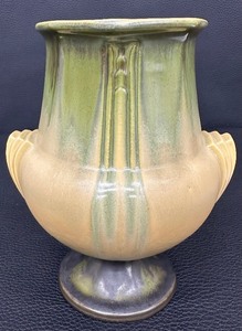 lot 55W image: Antique Roseville Art Pottery Russco Art Deco Pattern - Circa 1930s