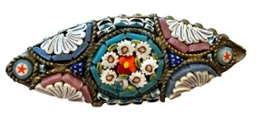 lot 59R image: Vintage Italian Mosaic Brooch  Pin