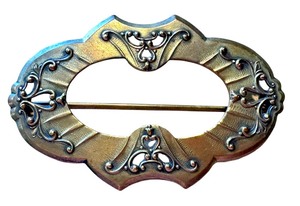 lot 10RR image: Antique Art Nouveau Brooch  Pin