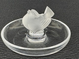 lot 8K image: Vintage Lalique Bird Ring Dish