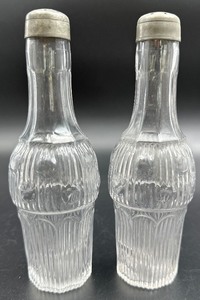 Antique EAPG Flint Glass Cruet Serving Set