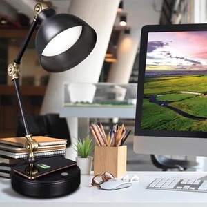 lot 38 image: OttLite Wireless Charging LED Desk Lamp
