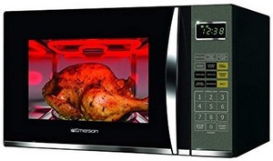 lot 64 image: Emerson 1.2 Cu. Ft. Microwave oven with Griller