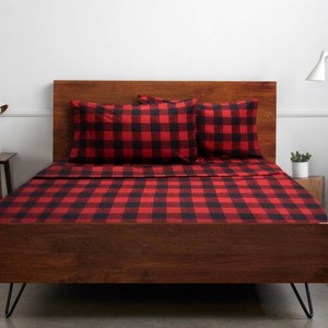 lot 84 image: Sweet Home 4pc Buffalo Sheet Set - QUEEN