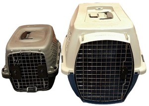 lot 148 image: Petmate Pet Carriers, one small   one large