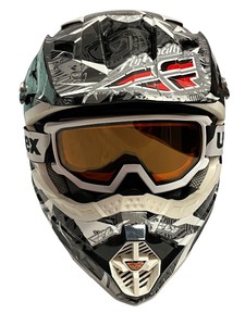 lot 168 image: FLY Racing Helmet Size Large With UVEX Goggles