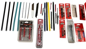 lot 224 image: Variety Hacksaw And Jigsaw Blades PACKS ARE BRAND NEW