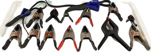 lot 220 image: Clamp Bundle  SpringStrap Clamps