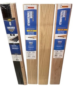 lot 203 image: Frost King - Door Threshold Wood Saddles 5 X 3, Gaps up to 12