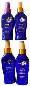 lot 232 image: Its a 10 Miracle Leave-In Plus Keratin and Its a 10 Miracle Leave-In Product, Bundle of 4 Bottles
