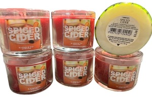 lot 395 image: Slatco & Co Mini Votive 1.6oz Candles, Bundle of 6