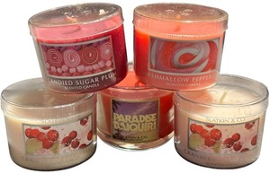 lot 390 image: Slatco & Co Mini Votive 1.6oz Candles, Bundle of 5