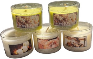 lot 386 image: Slatco & Co Mini Votive 1.6oz Candles, Bundle of 5 Candles