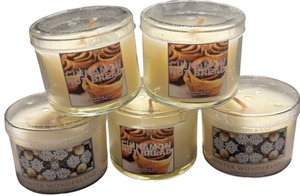 lot 368 image: Slatkin and Co. Mini Votive 1.6oz Candle, Bundle of 5