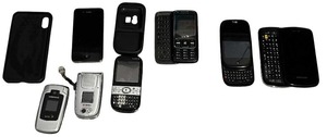 lot 349 image: OLDNON-WORKING Phone for PartsMemoryDisplay