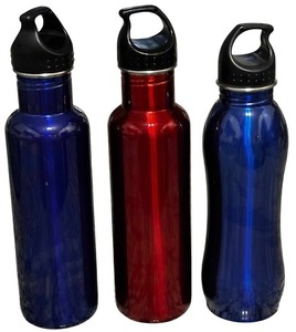 lot 346 image: Sipper metal water bottles,  lot of 3