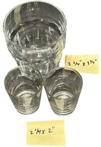lot 334 image: Mixed Shot Glasses, lot of 3