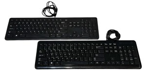 lot 322 image: wired keyboard bundle, lot of 2