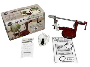 lot 304 image: Norpro Apple Master - Peeler, Corer, Slicer with Vacuum Base & Clamp BRAND NEW