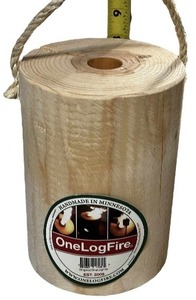lot 294 image: Single Log Campfire, 100% Natural Red Pine, Easy Light   BRAND NEW