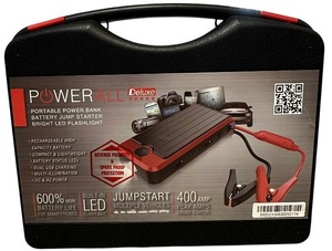 lot 285 image: PowerAll portable jump starter, BRAND NEW