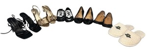 lot 277 image: Womens Size 7-7.5 Mixed Sandals and other pairs Lot of 6 pairs