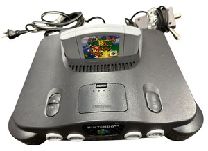 lot 23 image: Super Mario, NINTENDO 64 - Game System with Super Mario 64 Game