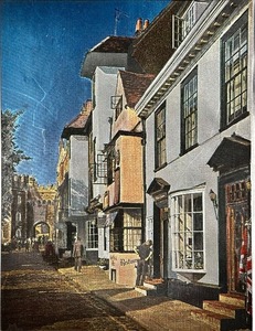 lot 381 image: Vintage Dufex Foil Art Windsor Henry VIII Gate, 6 x 7.75