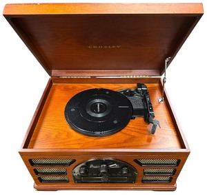 lot 9 image: Crosley Rochester CR66 5-in-1 Record Player Turntable Cassette CD AM FM Radio