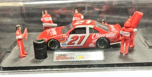 lot 59 image: 124 #21 Morgan Shepherd Champions NASCAR  Diecast Pit Stop Showcase
