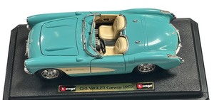 lot 52 image: 124 Die Cast 1957 Chevrolet Corvette