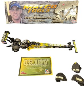 lot 45 image: 124 2004 MATCO TOOLS ARMY TONY SCHUMACHER TOP FUEL DRAGSTER DIE CAST CAR